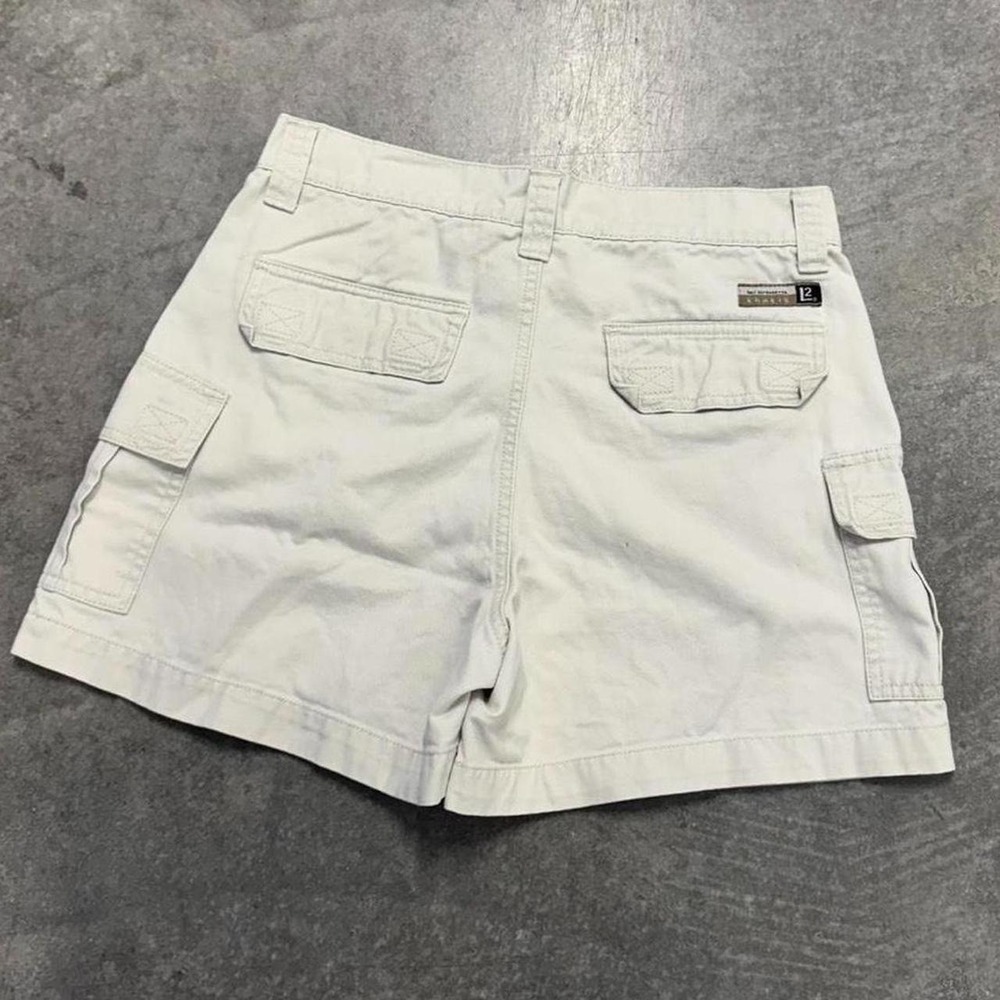 Women's Levi's Silvertab Shorts Cargo Cream Earthtone Outdoor Essential Sz 7